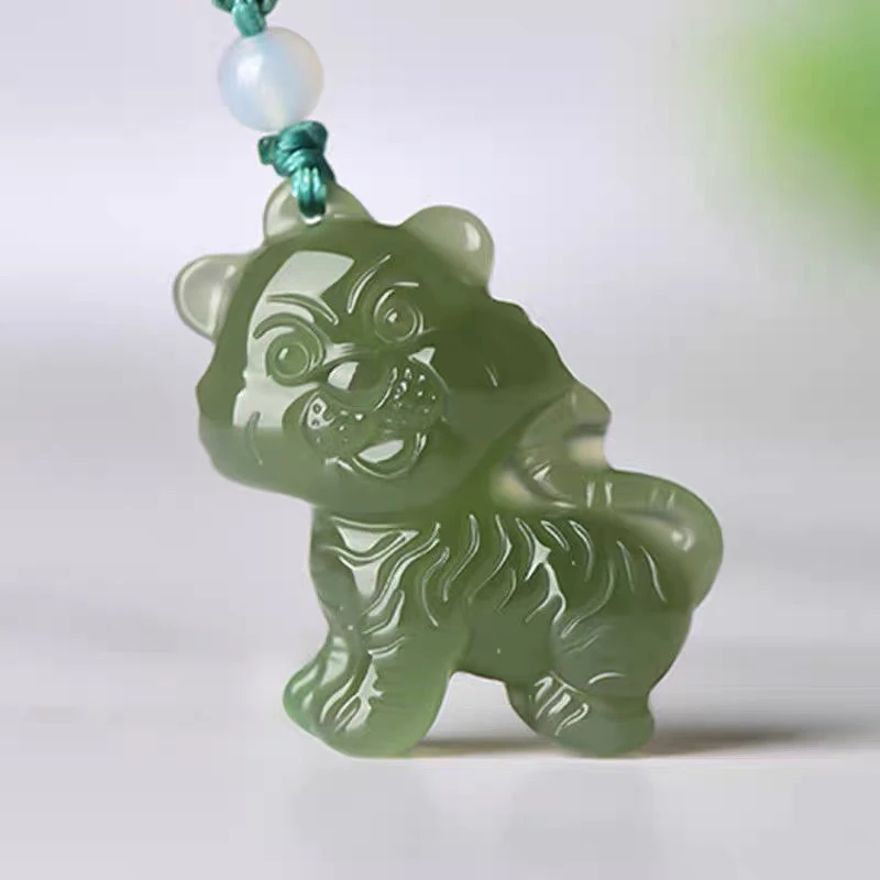 和田玉十二生肖属相吊坠鼠牛虎兔龙蛇马羊猴鸡狗猪萌宠宝宝玉石佩