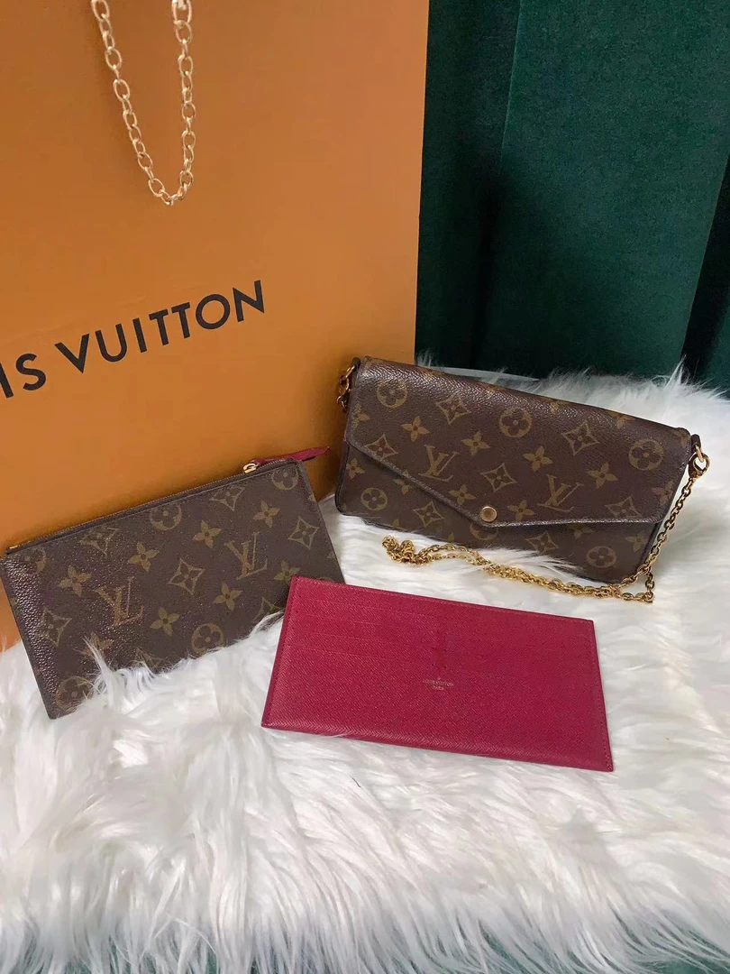 95新 LouisVuitton/路易威登 老花现代三合一邮差斜挎包