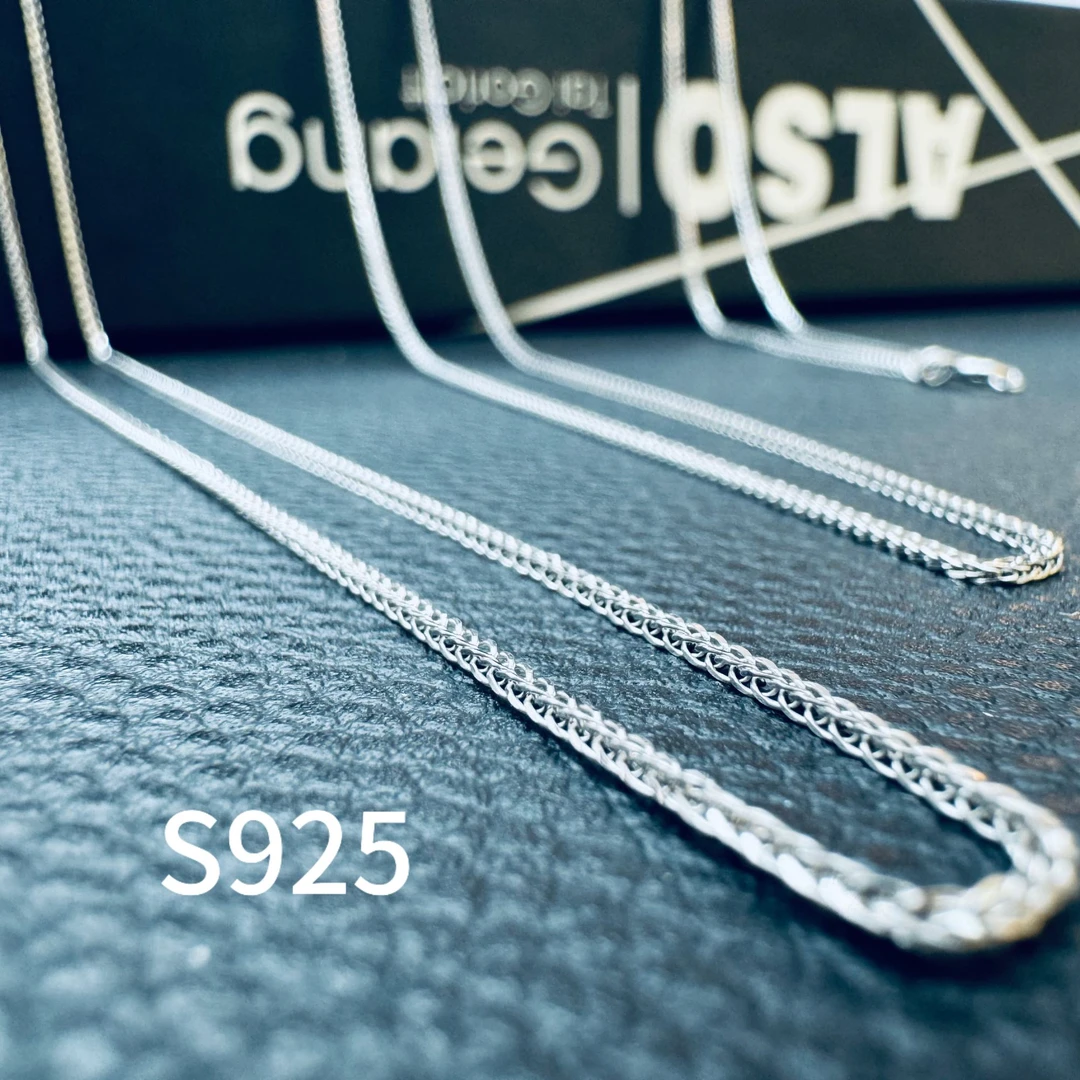 链子925银 【银饰品】爆款肖邦链加粗18寸45厘米百搭简单款简约