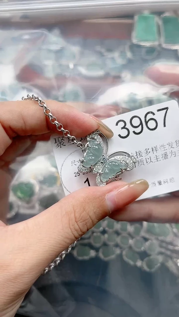 【闪购商品】翡翠颈饰未镶嵌【赠皮绳】3967
