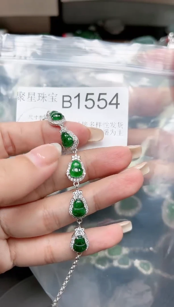 【闪购商品】翡翠颈饰未镶嵌赠皮绳1554