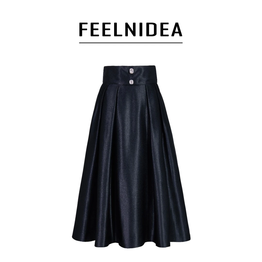 Feelnidea/觉想【胡巴】237802女士半裙春夏半身裙优雅气质J