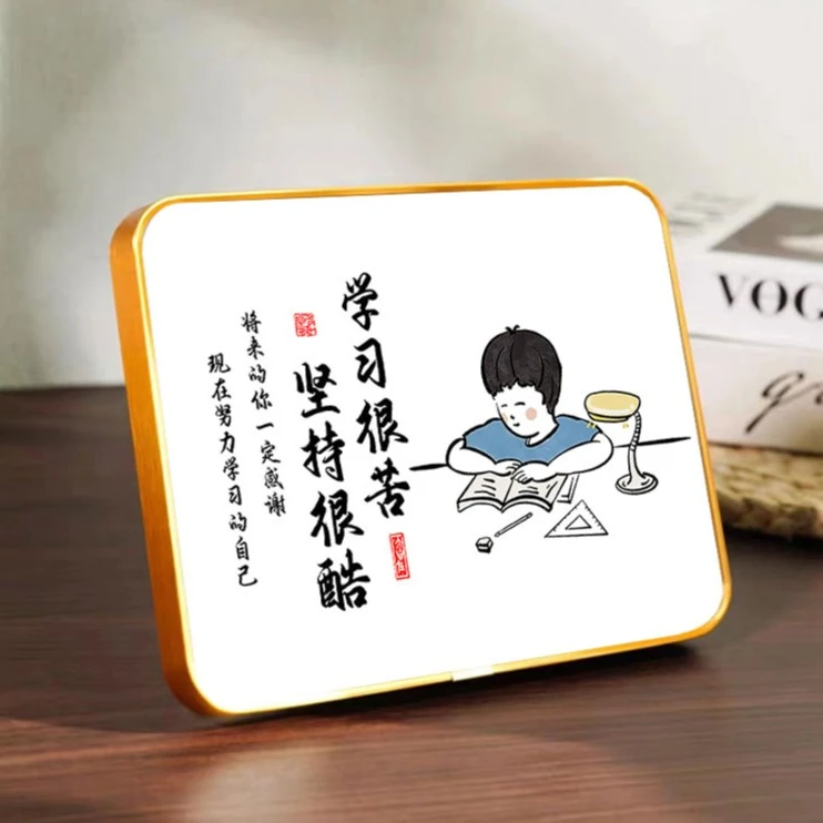 学习很苦励志书法摆件鼓励学生学习桌面摆台摆件桌面