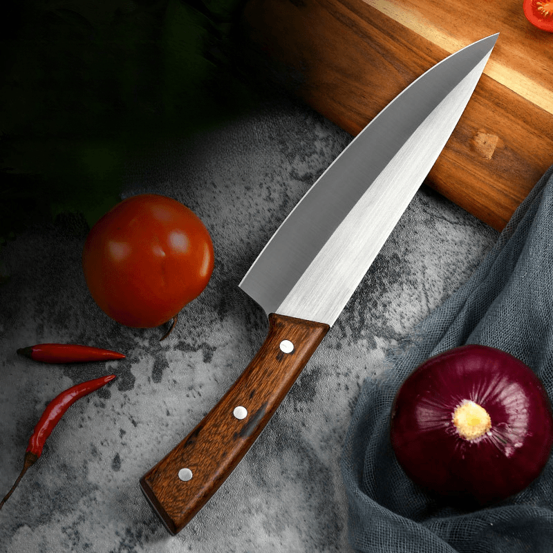 商用西式厨师刀专业菜刀家用78寸料理刀切肉牛刀切片刀剔骨刀简约