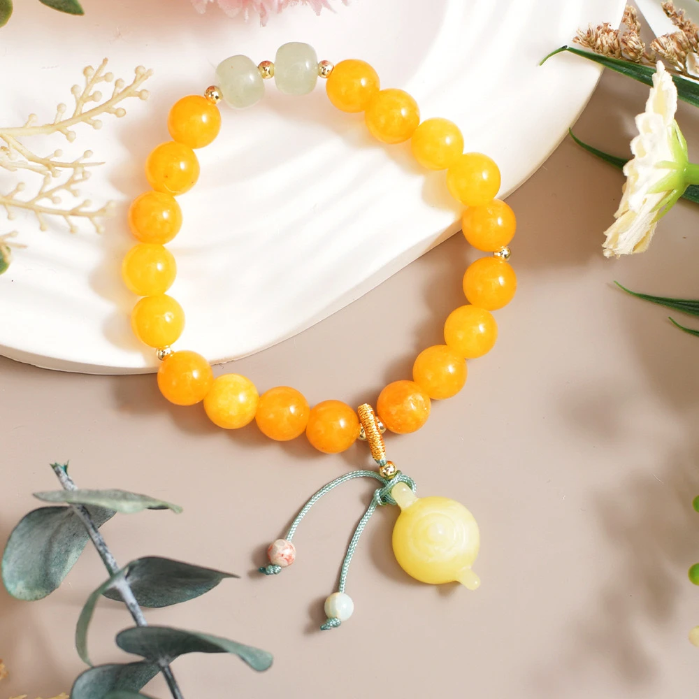 新中式把把壶手链弹力绳简约高级感手链Y117