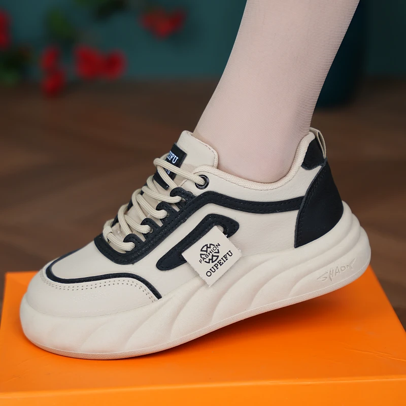 2024夏轻便季小白鞋新款韩版女学生增高运动板鞋潮休闲鞋街拍