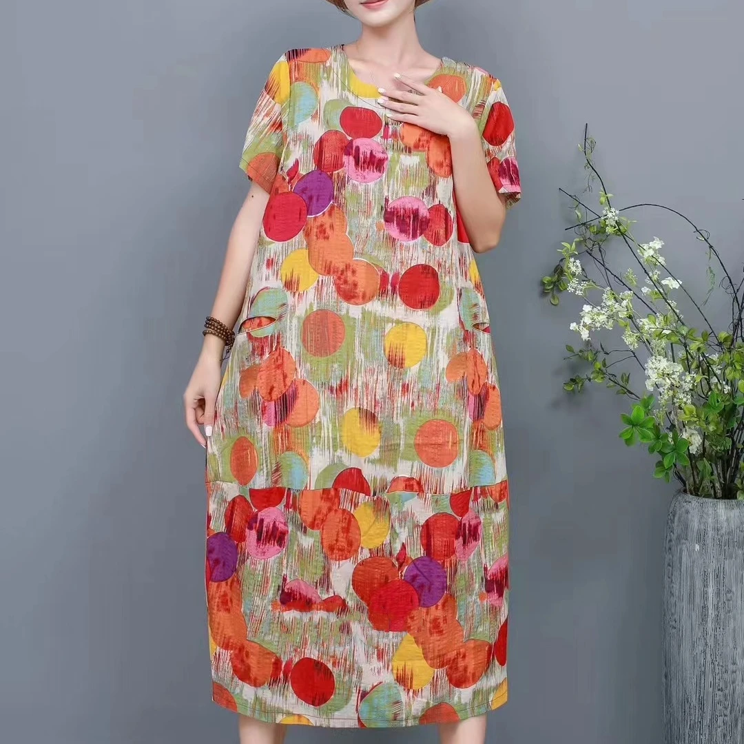 2024夏季宽松连衣裙