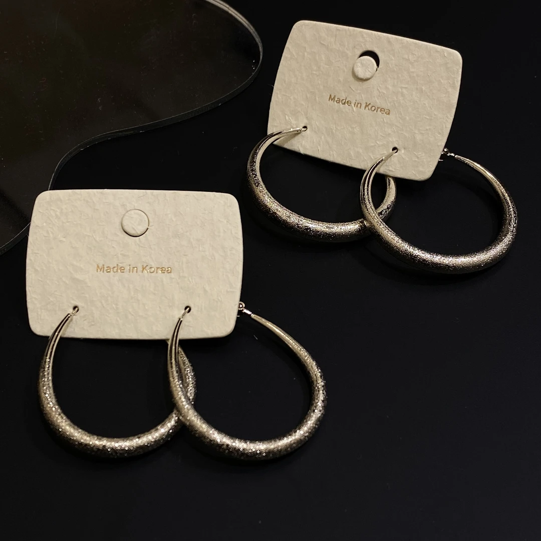 铜合金耳饰 简约环形耳饰 5425