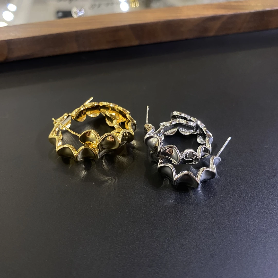 铜合金耳饰 不规则夸张耳环9684