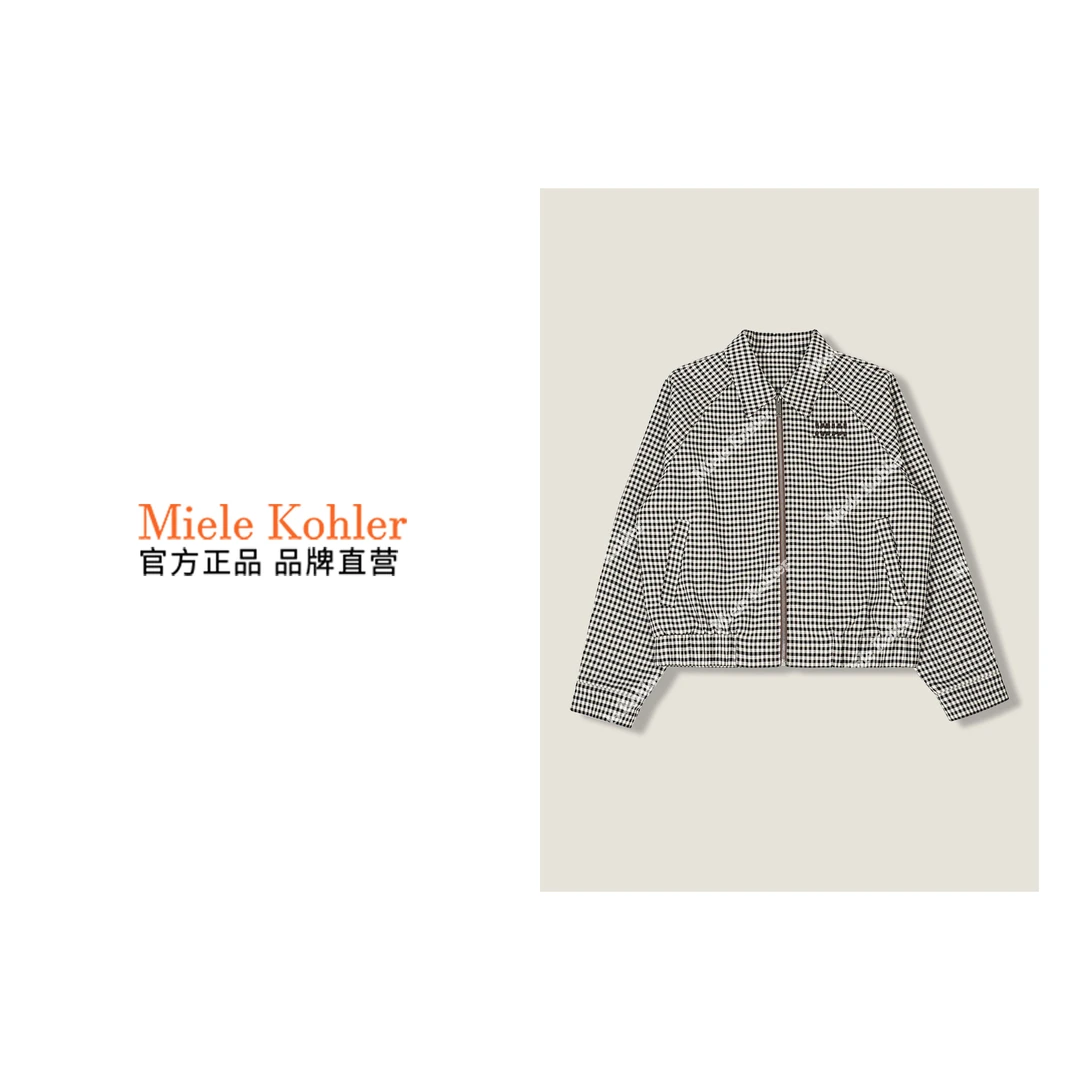 秋冬新款简约宽松复古舒适女士短外套MKOKQ1653【澳门小源同款】