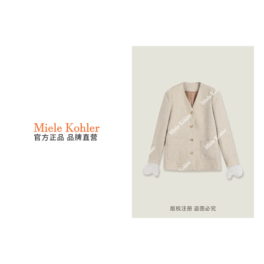 新款休闲小香风时尚百搭女款外套MKKQ621002 【澳门小源同款】