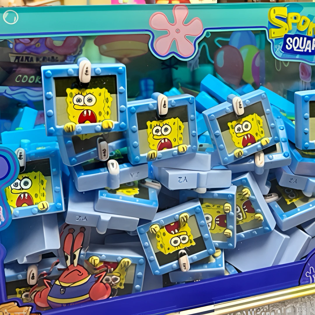 【清库存特惠锅底】海绵宝宝框框树脂食玩