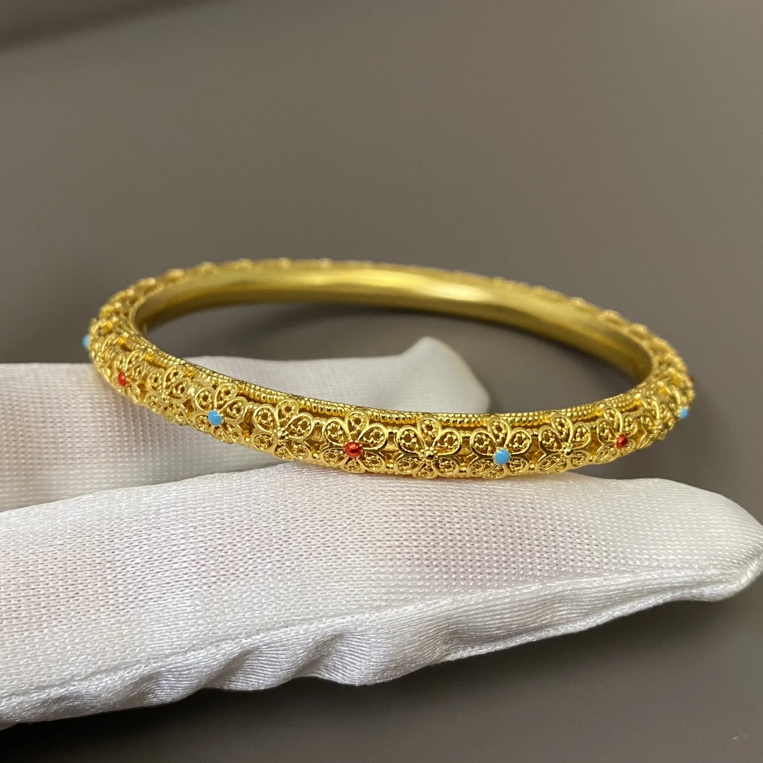 SZ1145 花丝皇后手镯 复古宫廷风精美手饰