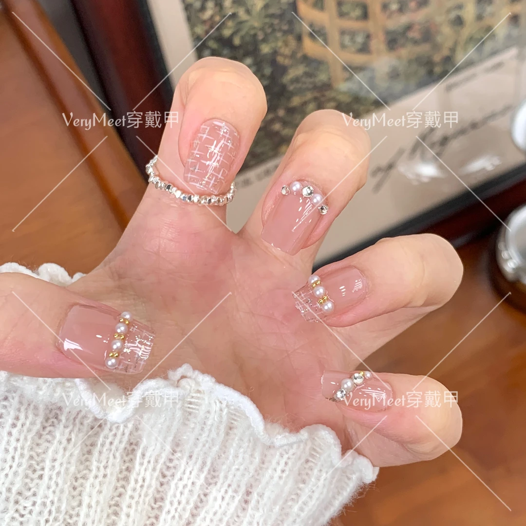 【VeryMeet - 穿戴甲】轻奢高级美甲甲片美甲钻指甲贴片B02