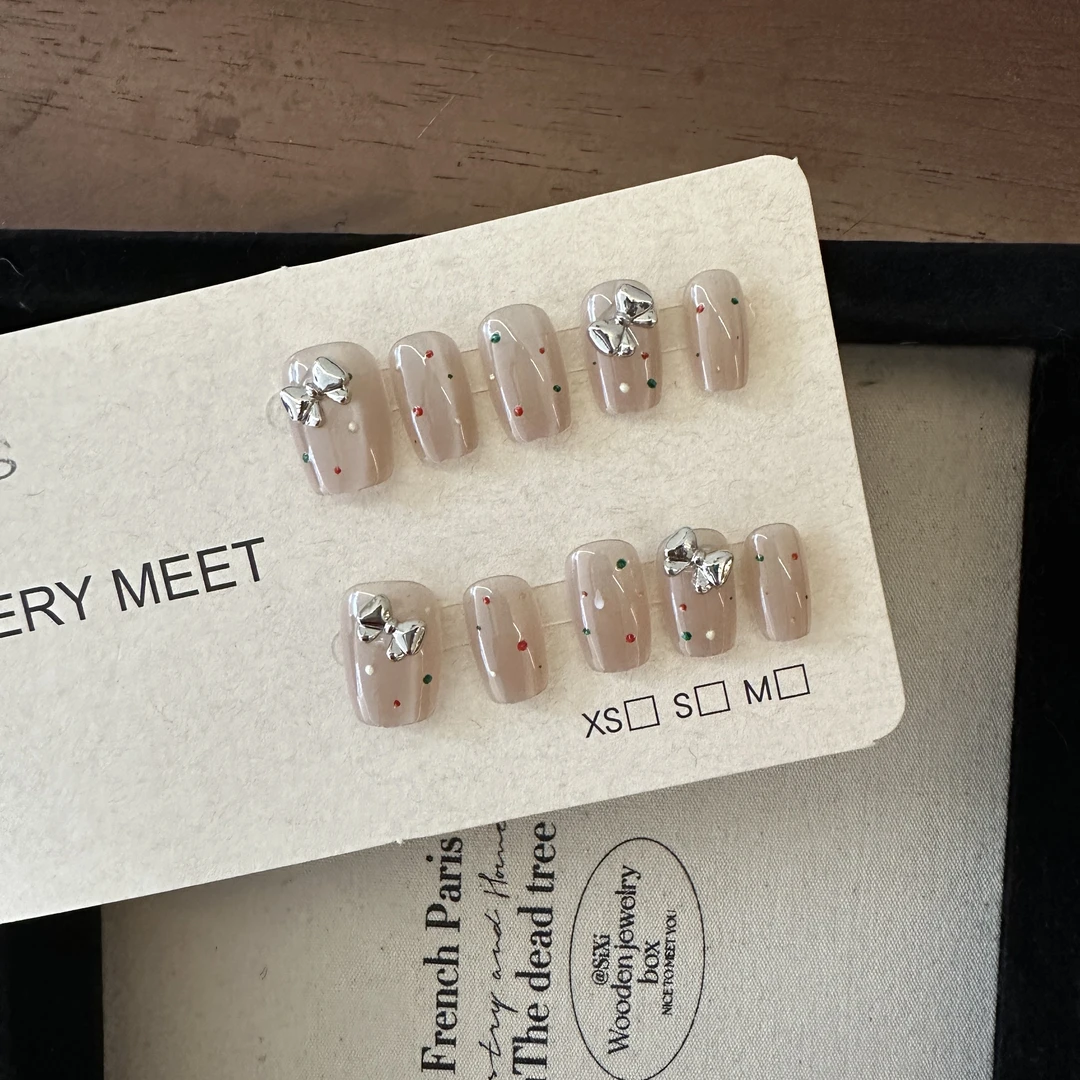 轻奢高级百搭美甲片美甲钻指甲贴片30