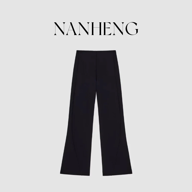 102401女装24新款弹力罗马布阔腿裤时尚休闲百搭简约