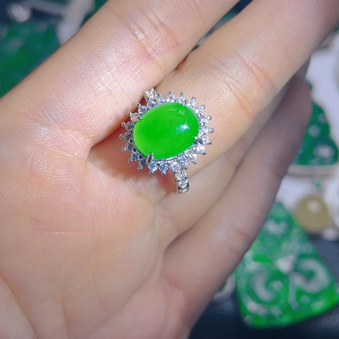 【闪购商品】翡翠颈饰银S925镶嵌46