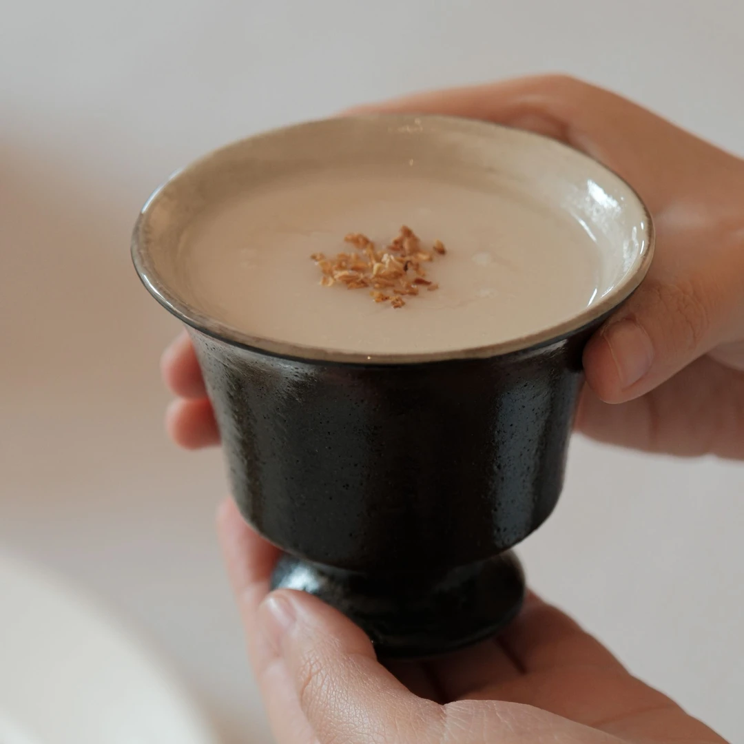 如沐系列 淄素马蹄高足杯130ml