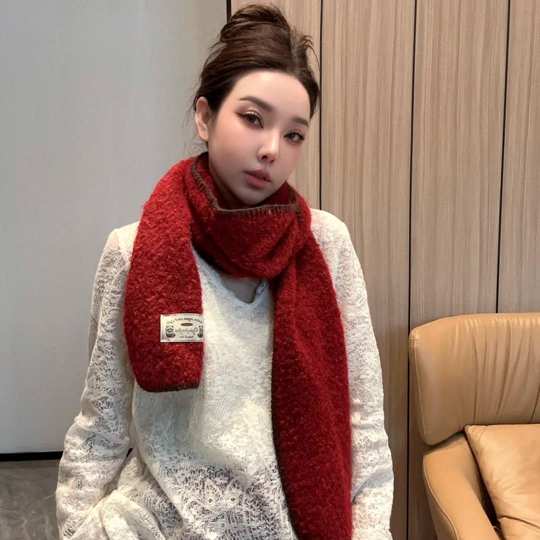 【丽丽推荐】软糯手工缝边围巾