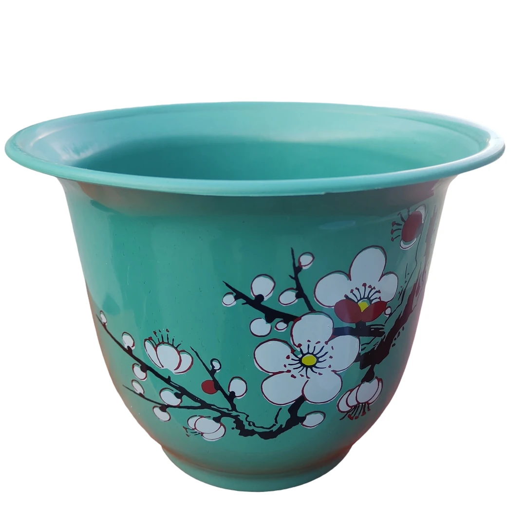 打折处理蓝传口径27塑料花盆特价大清仓家用青山盆多肉花盆TF270