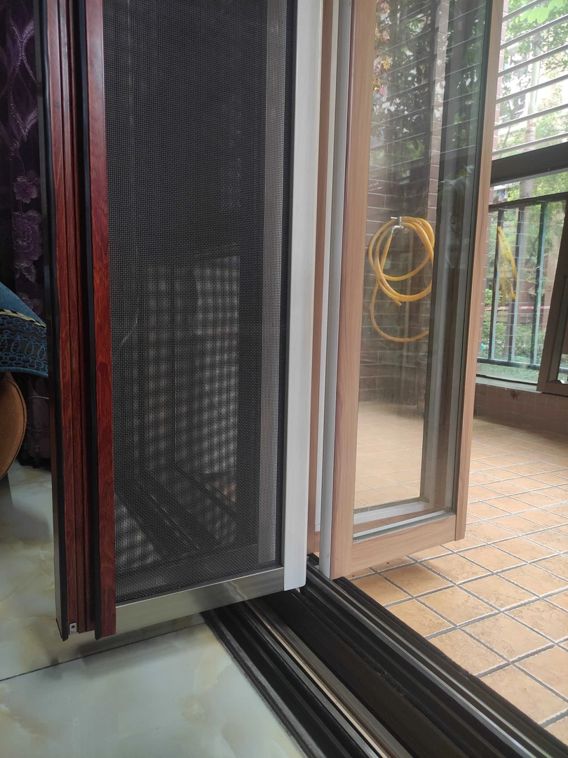 100型双折叠全开窗#嘉美金刚窗户门窗铝合金窗户铝合金门窗