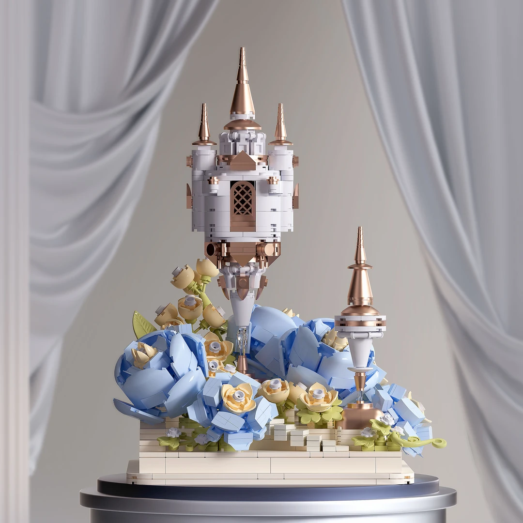 贝乐迪积木挚爱印记星夜系列积木摆件