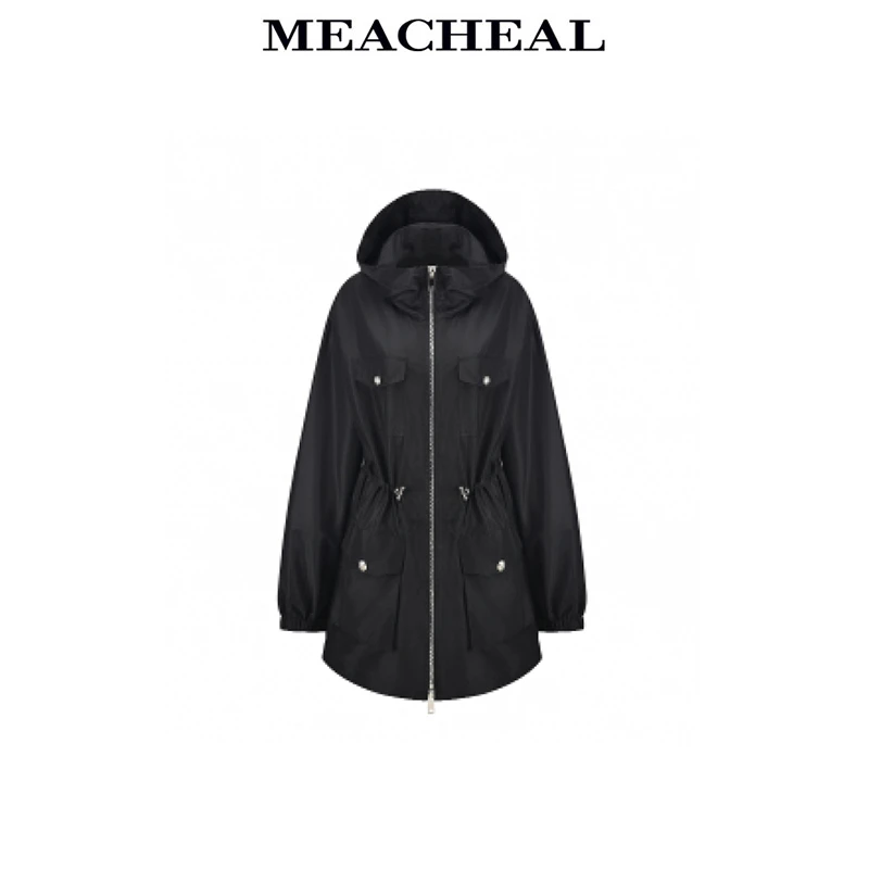 MEACHEAL米茜尔【星线好物】黑色外套724310012080