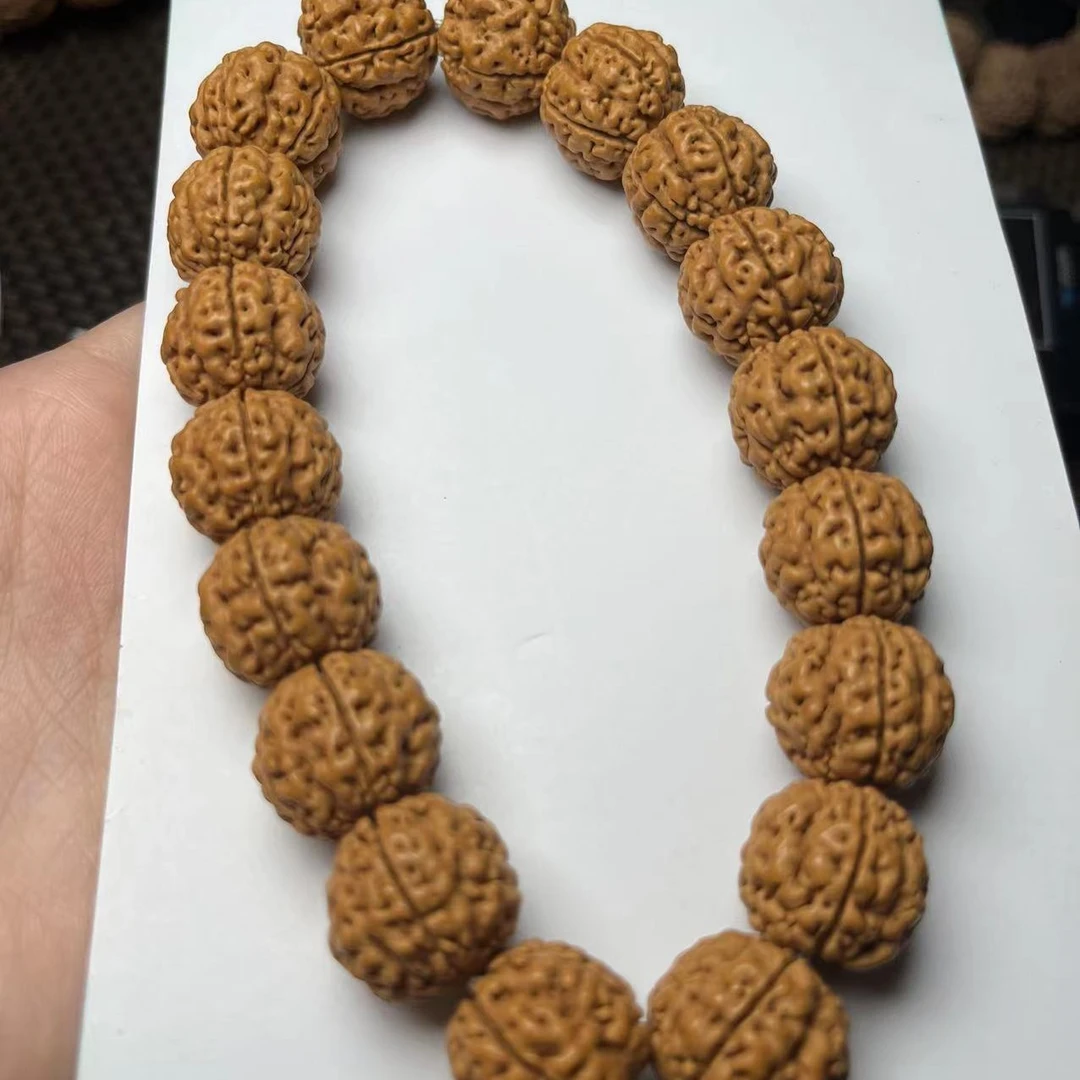 跳跳龙16-17mm金刚菩提手串爆肉小金刚