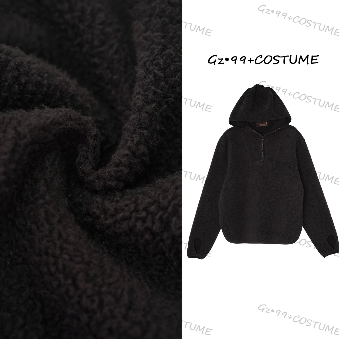 小九推荐 为她动心 冬季新款连帽套头宽松加绒加厚卫衣T5803