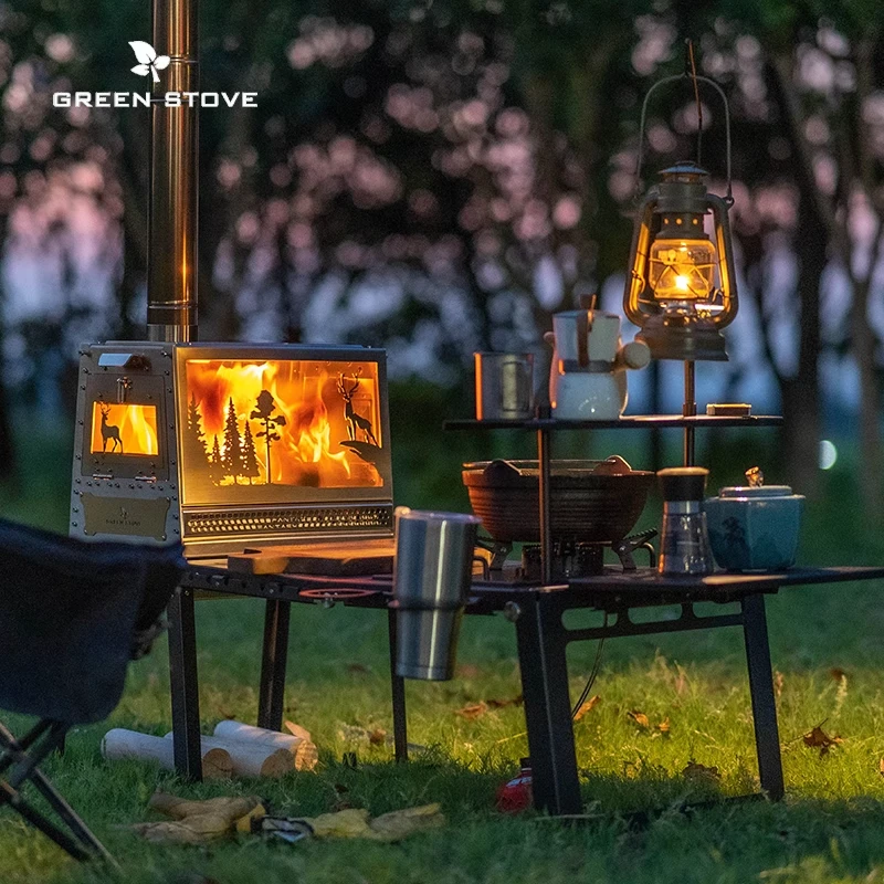 绿炉幻想4.0GreenStove Fantasy户外柴火炉帐篷取暖帐内炉烧烤炉