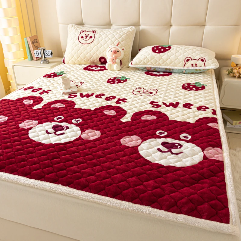 牛奶绒床垫褥子软垫家用卧室铺床毯床褥垫被宿舍学生单人毛毯冬季