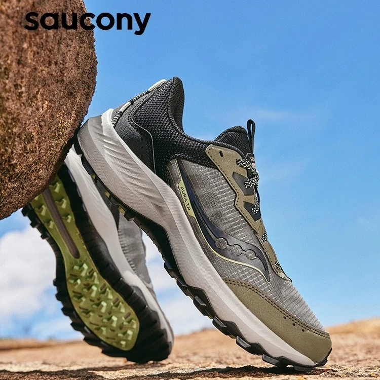 Saucony索康尼AURA TR奥拉越野跑鞋登山徒步跑鞋减震跑步鞋男女