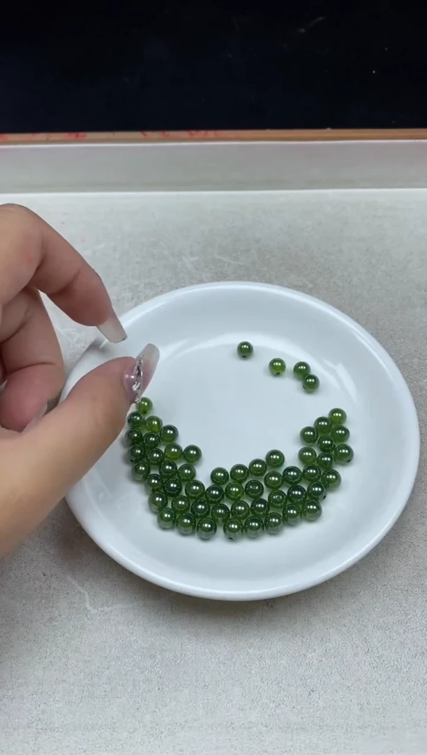 【闪购商品】玛瑙/玉髓颈饰未镶嵌绿宝*石5.5¥6mm*5