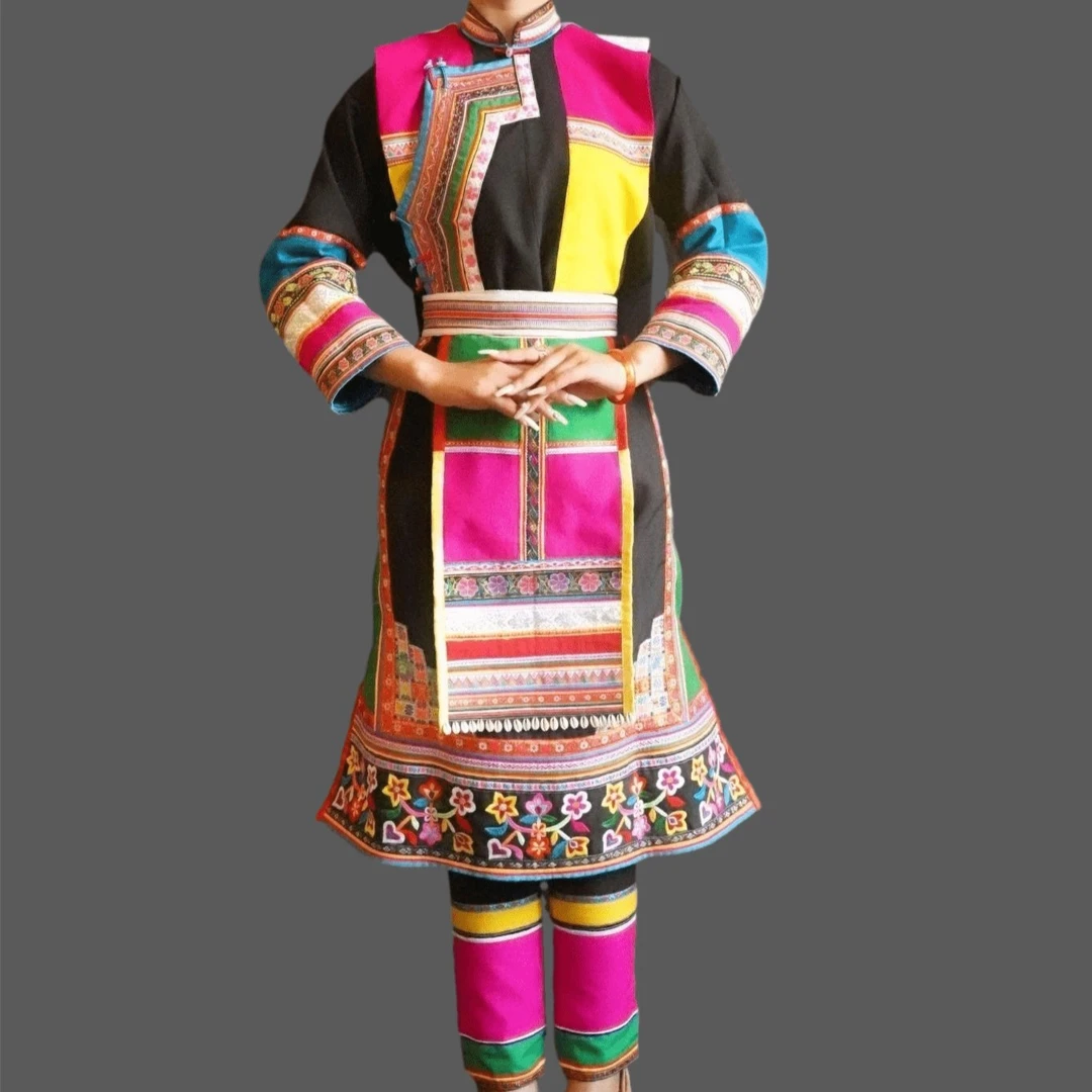 傈僳族盛装民族风套装女款传统