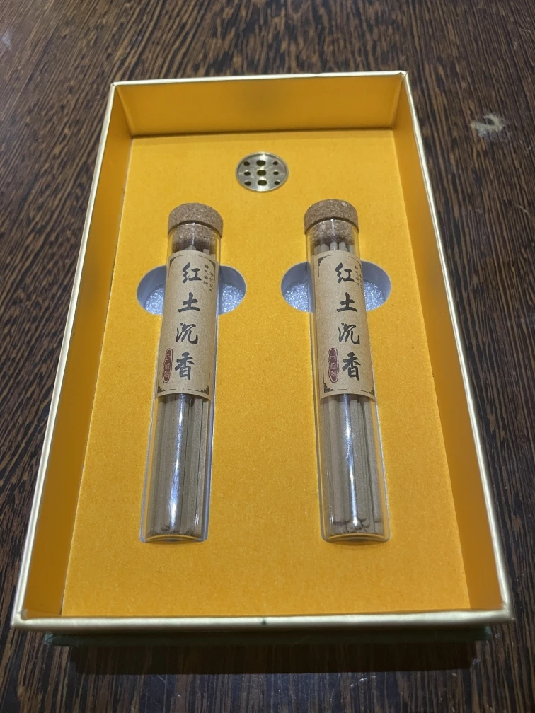 沉香红土线香无粘粉 茶室客厅房间净化淡雅固体青春