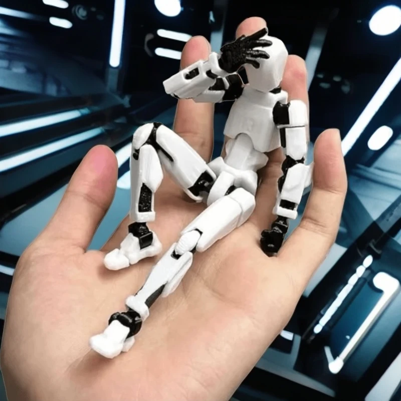 Dummy幸运13人偶多关节可动3D打印解压神器创意拼装摆件趣味玩具