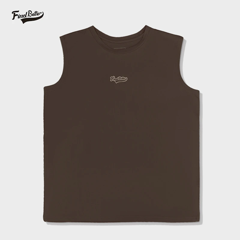FIND BETTER夏季新款速干透气宽松百搭篮球健身训练运动 宽肩背心