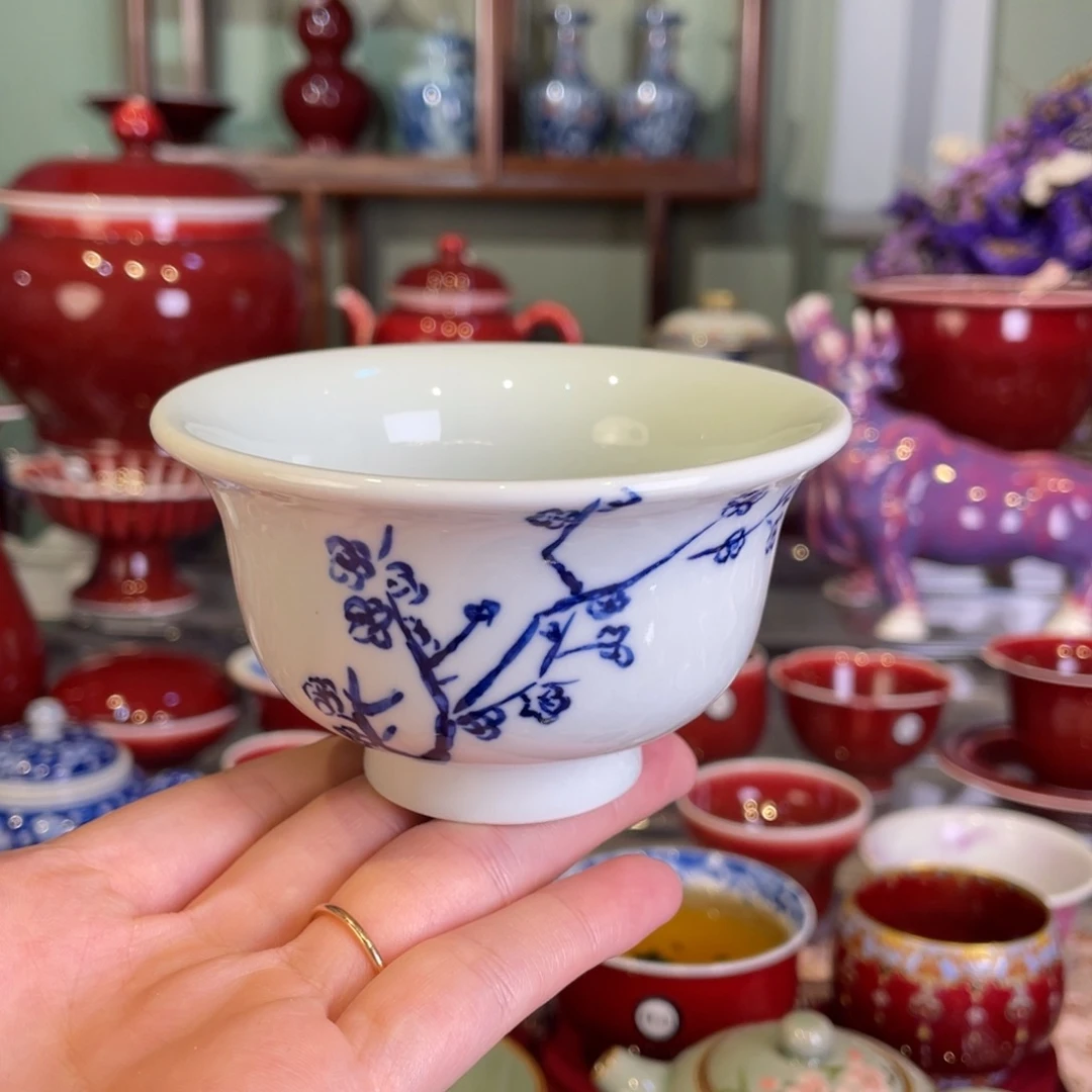 清欢雅玩青花压手杯抽奖