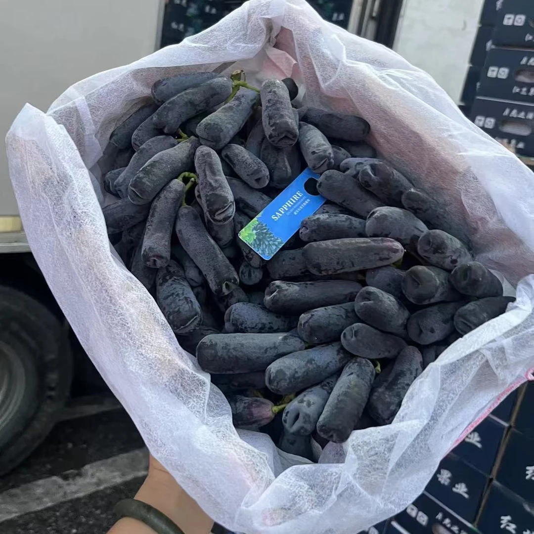 [北流同城配送] 新鲜金手指葡萄带箱5斤