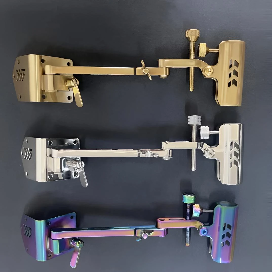 新款君田拐角炮台支架魅影3代左右手渔钓箱配件大物支架侧弯支架