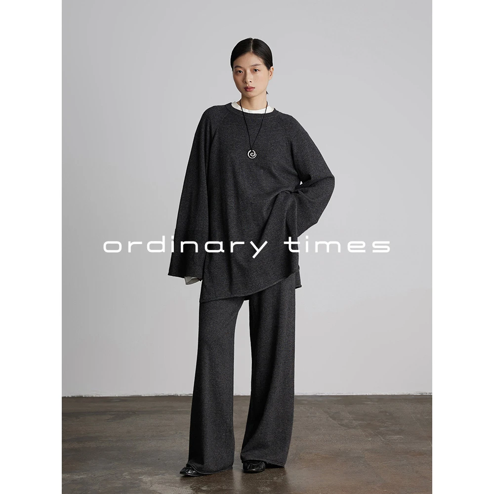 【现货】ORDINARY.TIMES极简秋冬毛衣慵懒风上衣宽松针织衫OT1149Y
