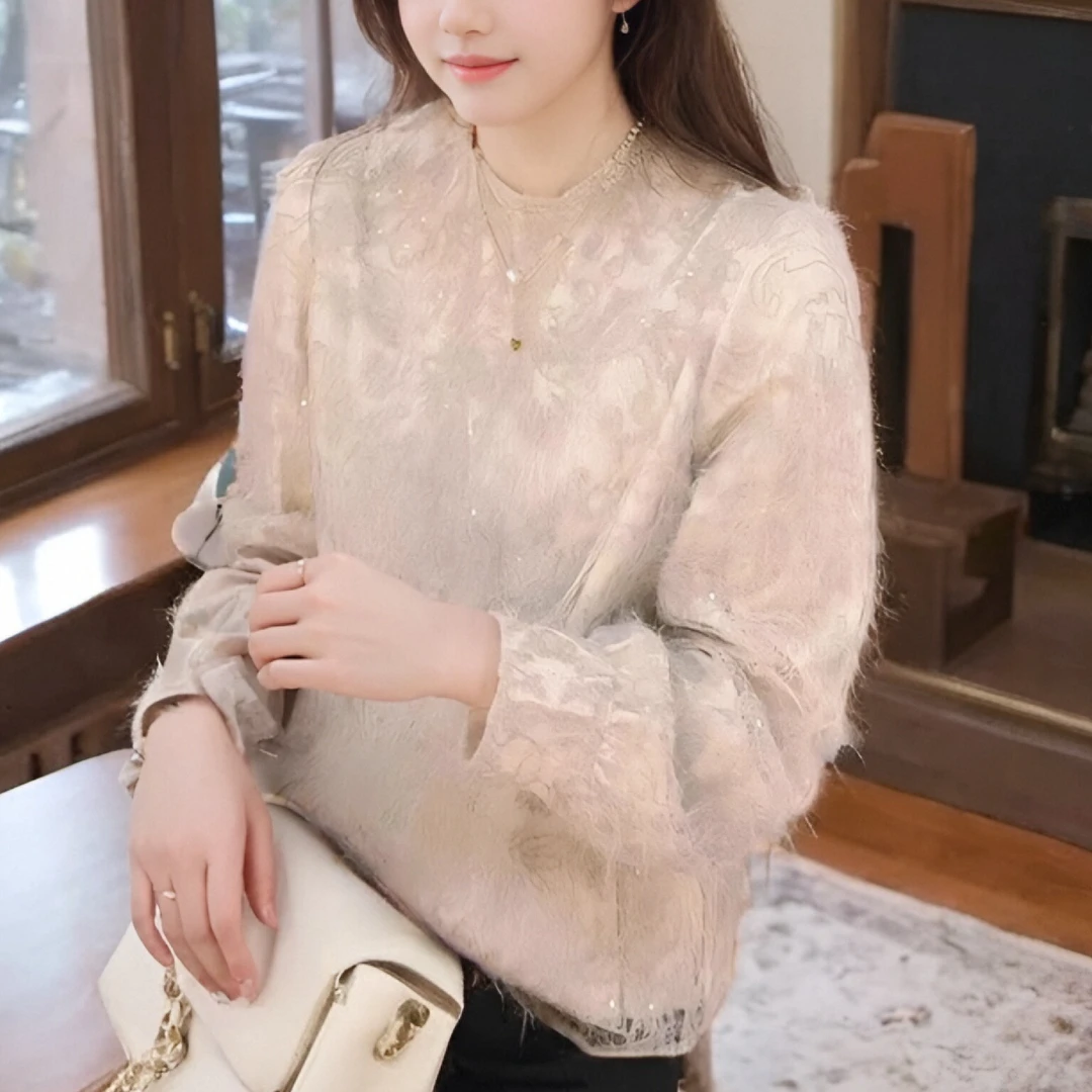 【现货】新款4866气质时尚休闲百搭甜美减龄衬衣