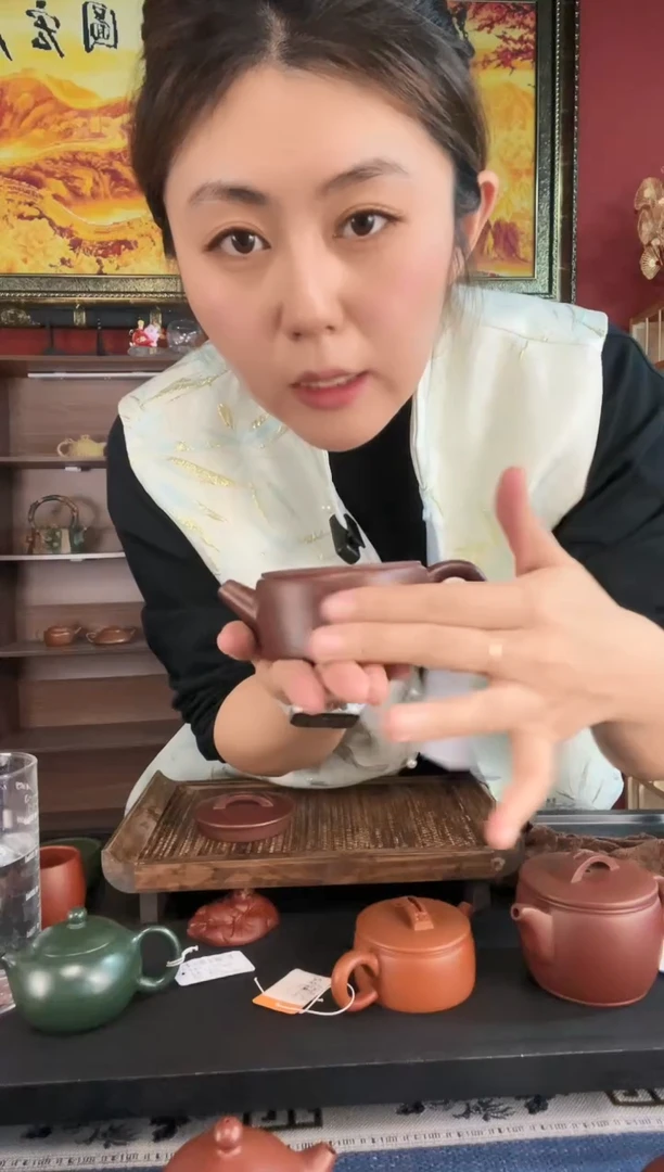 【闪购商品】紫砂茶壶吴小卫龙血砂光器大口汉瓦