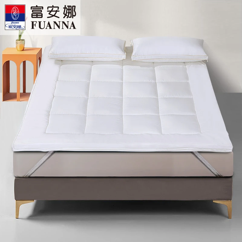富安娜黑科技抗菌立体保护床垫布鲁斯防油污防水橡筋款1.2M单人床