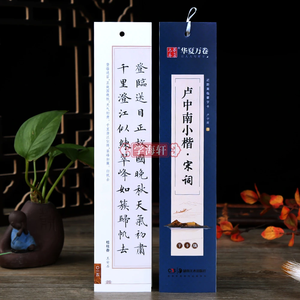 卢中南小楷宋词字卡版近临字卡小楷书法毛笔字帖钢笔硬笔临摹范本