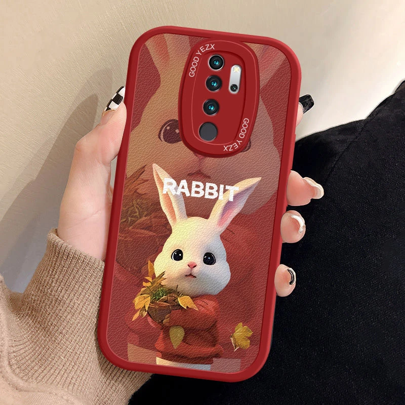 兔子适用红米note8pro手机壳M1906G7E网红软壳卡通可爱全包保护套