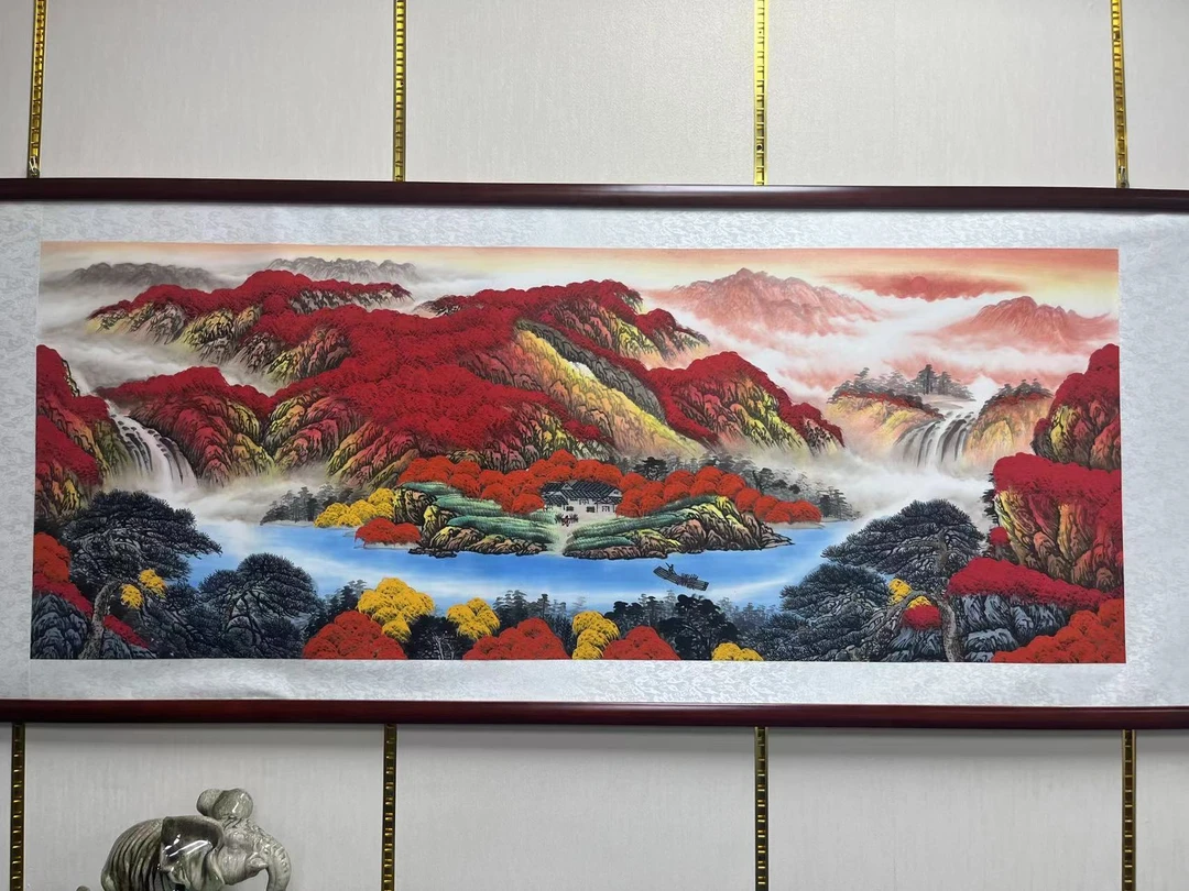 山水画【鸿运当头】