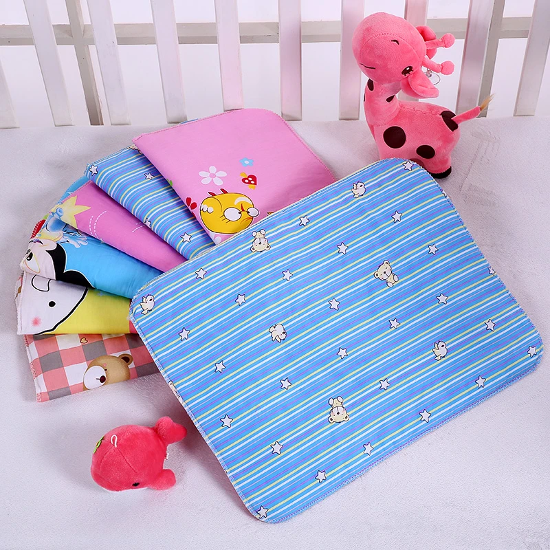 新生婴儿隔尿垫防水可洗纯棉透气可洗宝宝隔尿垫小号防漏尿片布垫