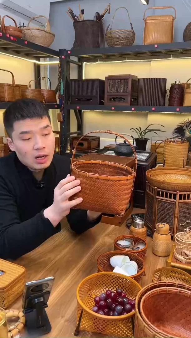 【闪购商品】竹编提篮