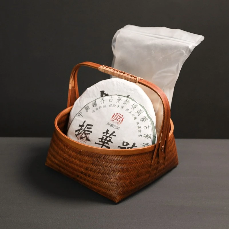 传统便携竹编大漆收纳盒提篮储物篮茶盒竹筐复古竹盒果篮茶道零配